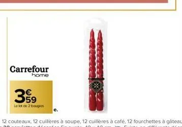 bougies carrefour