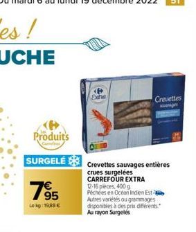 crevettes Carrefour