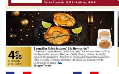 coquilles Saint-Jacques 