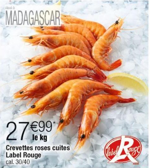 crevettes cuites