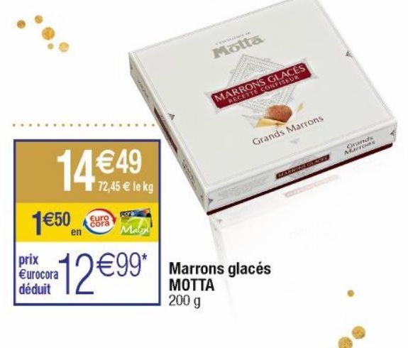 marron glacé Motta