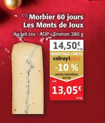 Morbier 60jours Les Monts de Joux