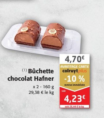 Buchette chocolat Hafner 