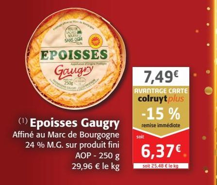 Epoisses Gaugry 