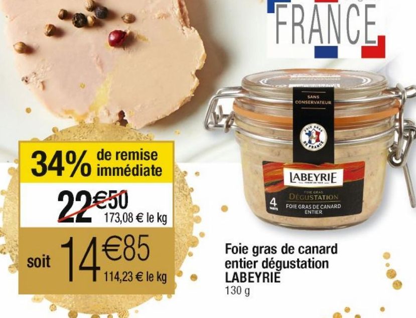 foie gras de canard Labeyrie