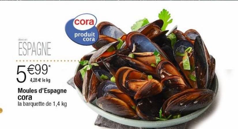 fruits de mer Cora