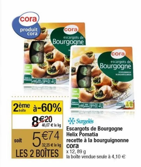 escargots cora