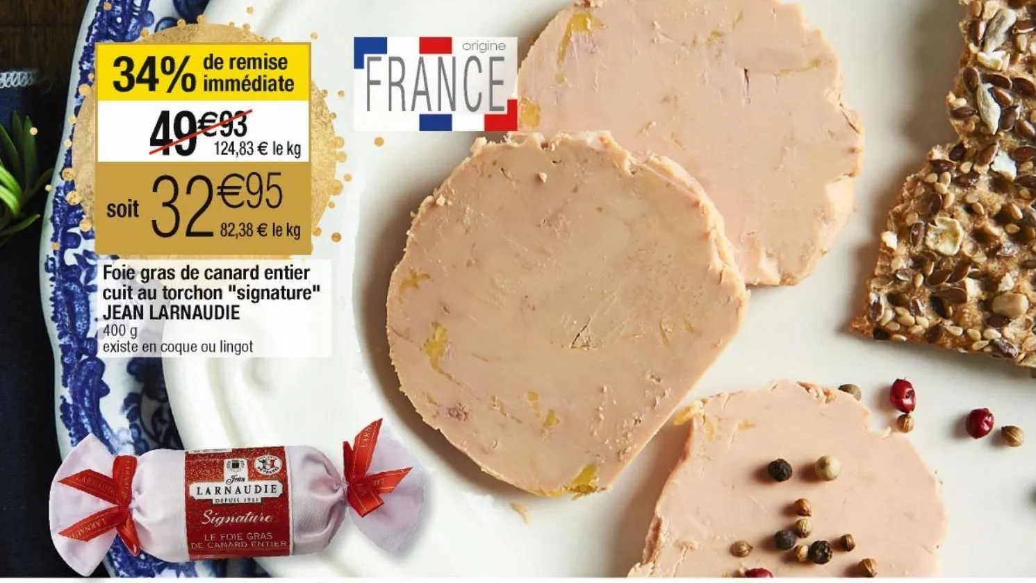 foie gras de canard jean larnaudie