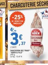 -25%  BE REDUCTION IMMEDIATE  ABER SUCISSON SEC  Fadland 