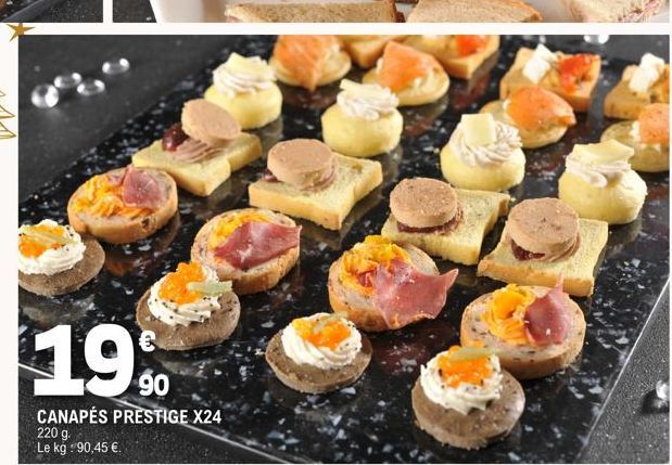 canapés 