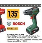 perceuse sans fil Bosch