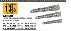 18cm-par 100  1350  t125  suspentes  fixation des ossatures métalliques une  structure bois ou béton 