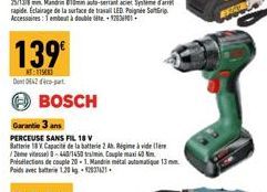 perceuse sans fil Bosch