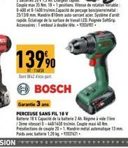 perceuse sans fil Bosch