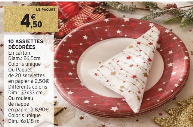 10 ASSIETTES DÉCORÉES 