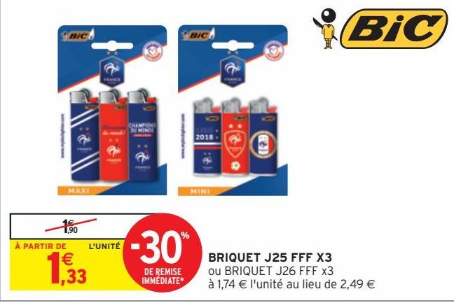 BRIQUET J25 FFF X3 