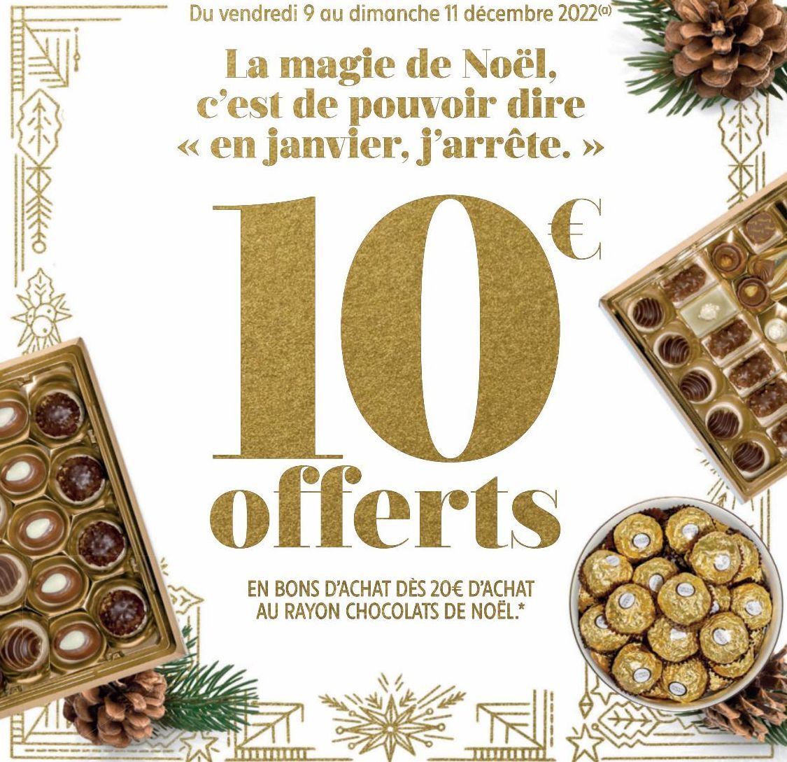 La magie de Noël c'est de pouvoir dire en janvier, j'arrete 