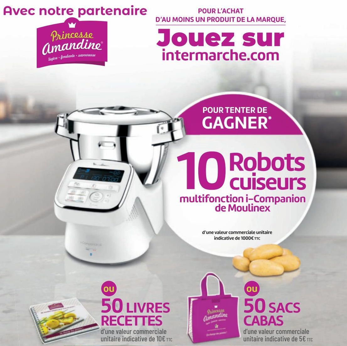 POUR TENTER DE GAGNER 10 ROBOTS CUISEURS multifonction i-Companion de Moulinex