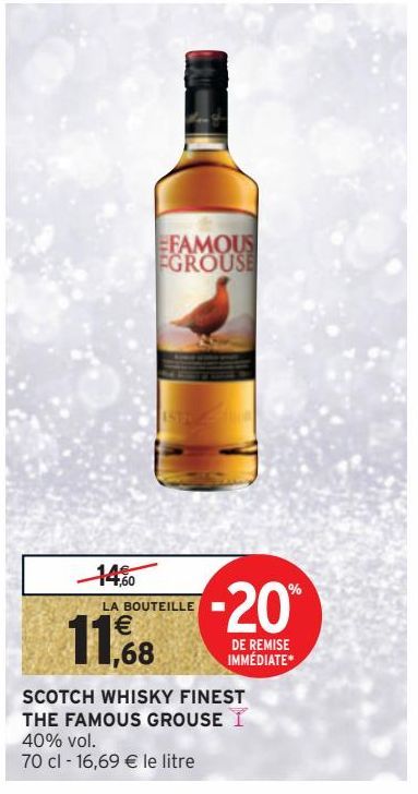 SCOTCH WHISKY FINEST THE FAMOUS GROUSE