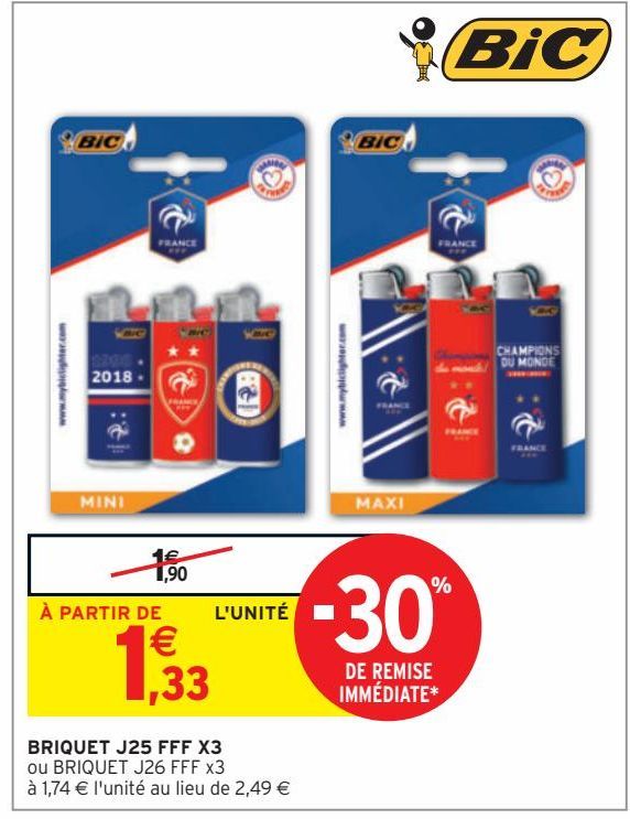 BRIQUET J25 FFF X3