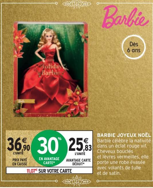 BARBIE JOYEUX NOËL