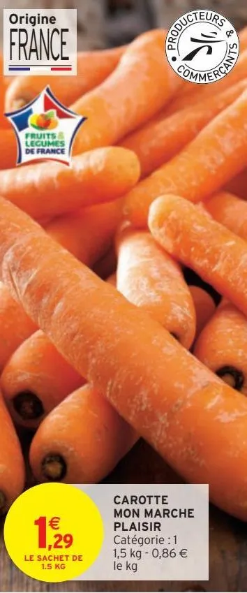carotte mon marche plaisir