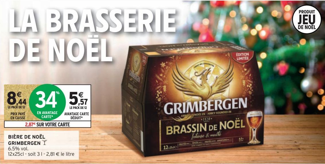 BIÈRE DE NOËL GRIMBERGEN