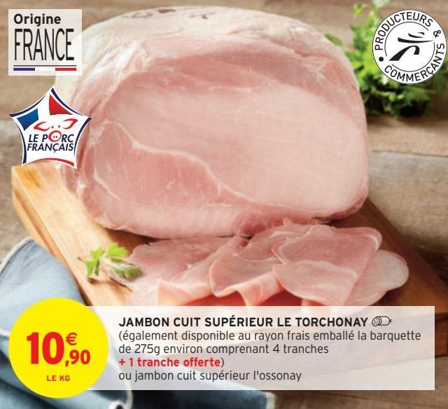 JAMBON CUIT SUPÉRIEUR LE TORCHONAY