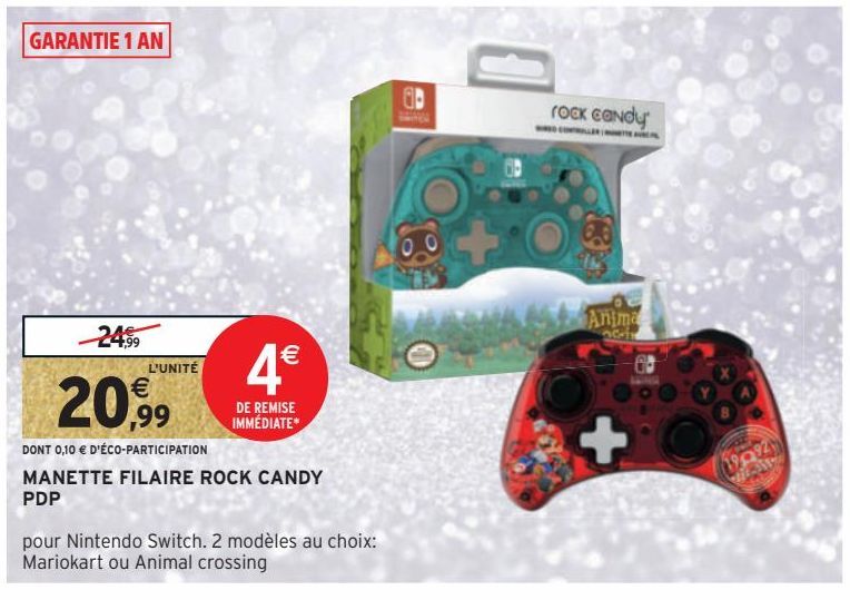 MANETTE FILAIRE ROCK CANDY PDP