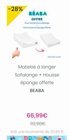 matelas à langer Béaba