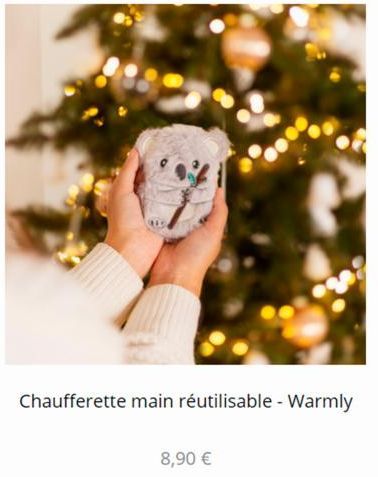 Chaufferette main réutilisable - Warmly  8,90 € 