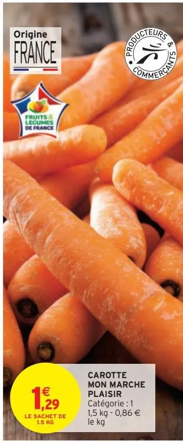 carotte mon marche plaisir