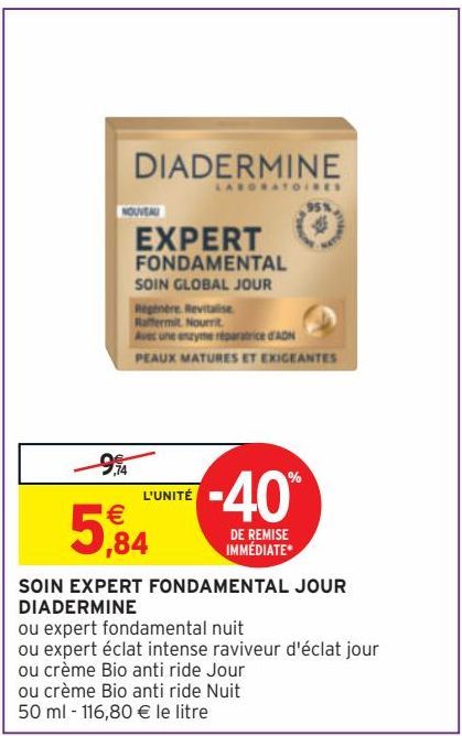 SOIN EXPERT FONDAMENTAL JOUR DIADERMINE