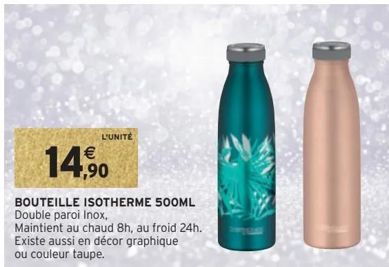 bouteille isotherme 500ml
