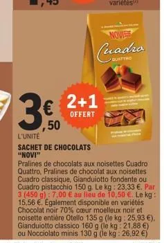 chocolat aux noisettes 