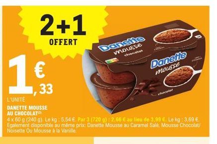 chocolat Danette