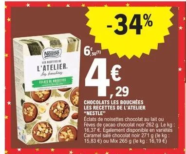 chocolat au lait nestlé