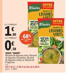 légumes Knorr