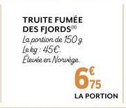 truite fumée 