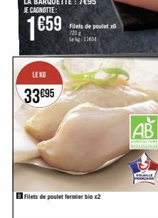 filets de poulet 