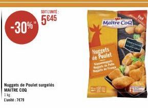 nuggets de poulet Maître Coq