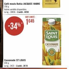 café moulu Jacques Vabre