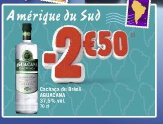 AGUACANA CACHACA  HARIS  Amérique du Sud  2€50 