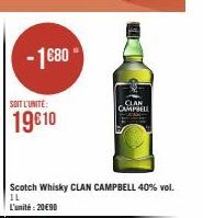 whisky Clan campbell