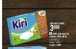 lait frais kiri