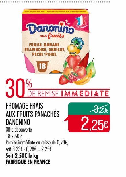 Danonino  aux fruits  