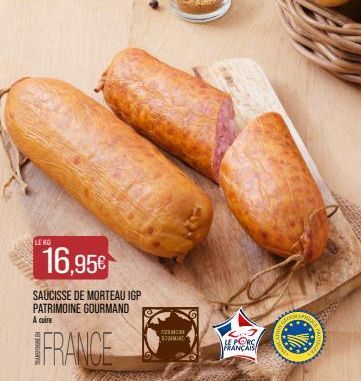 SAUCISSE DE MORTEAU IGP PATRIMOINE GOURMAND