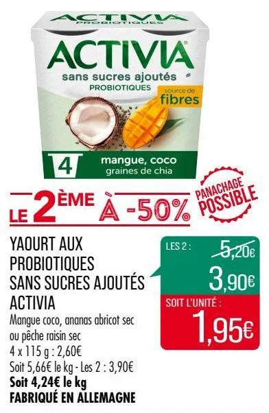 yaourt activia