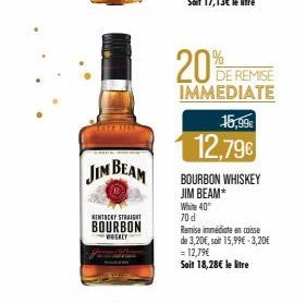  BOURBON WHISKEY JIM BEAM