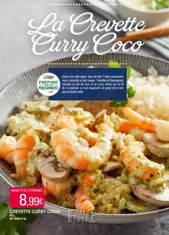 CREVETTE CURRY COCO